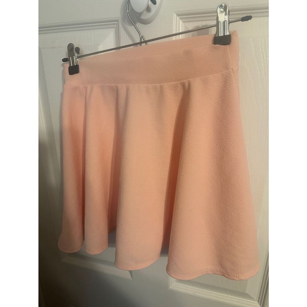 Agaci Women’s Peach Flared Skirt NWT